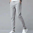 Calça Masculina Comfort Flex Slim 1004 Direct Ofertas Cinza Claro 38